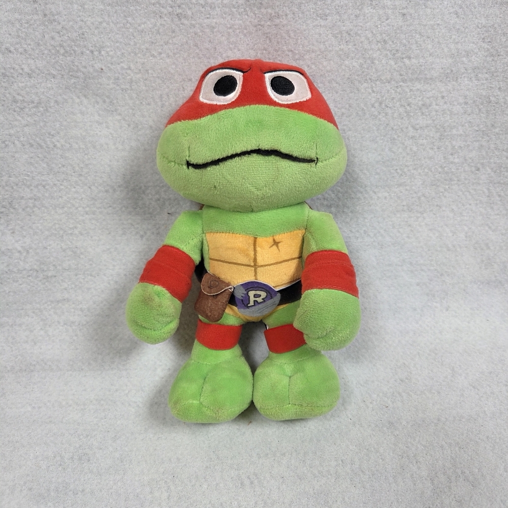 TMNT Teenage Mutant Ninja Turtles Mayhem Movie Raphael 8" Plush Red